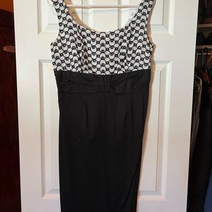 Black and white dress